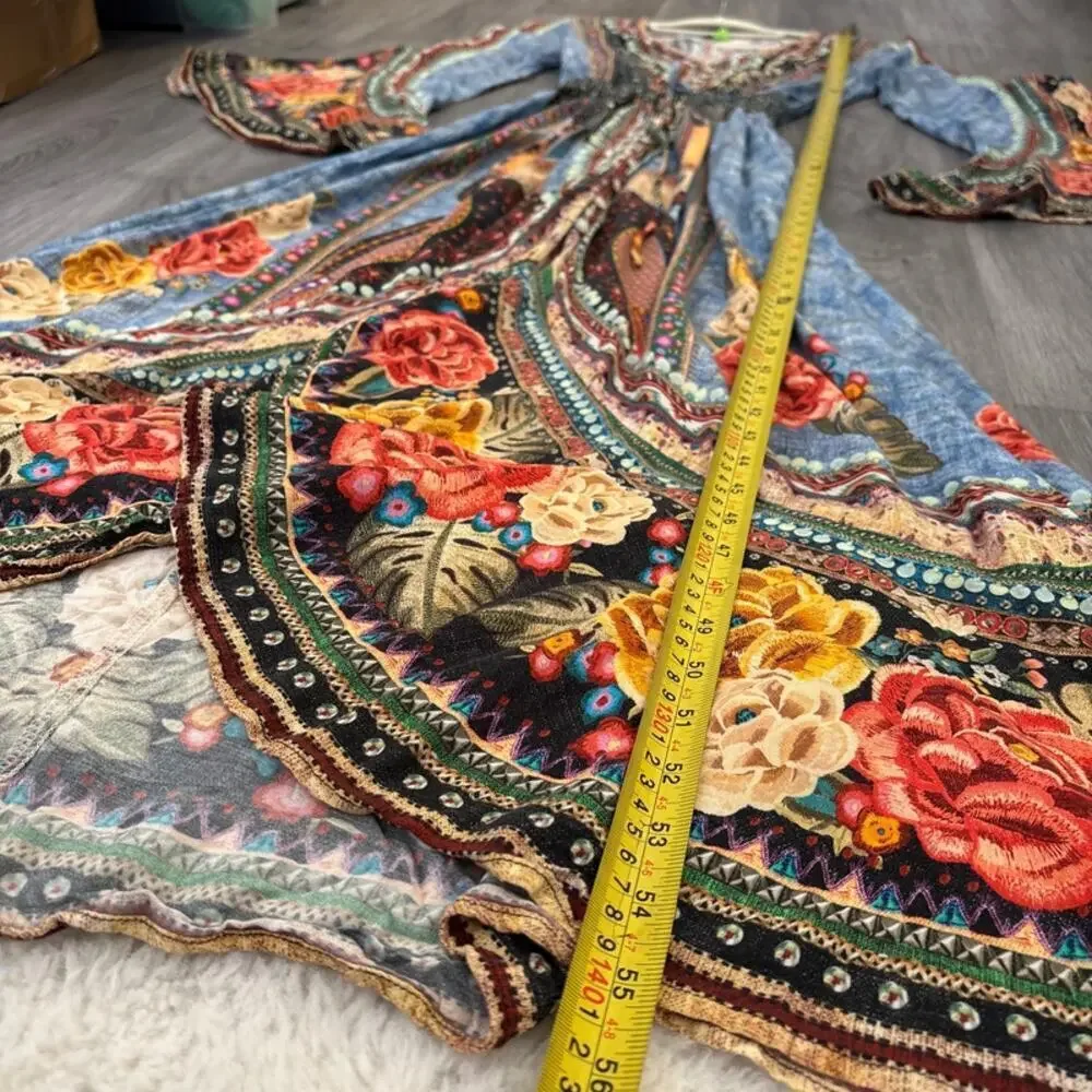 Farm Rio Rare Tukanas Women's Dress Size M Y2K - Picture 7 of 8